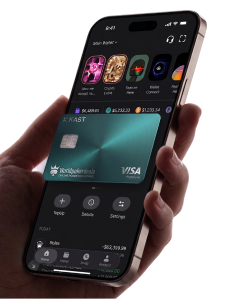KAST app interface on a phone